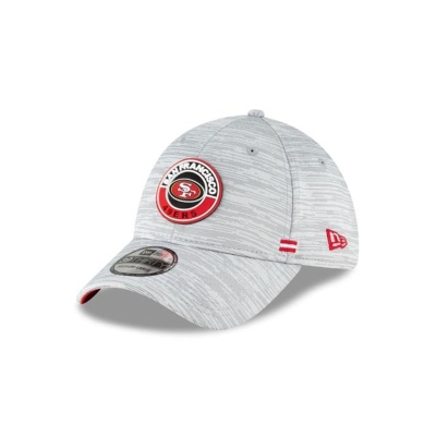San Francisco 49ers Gorra | New Era Official NFL Fall Sideline 39thirty Stretch Fit Cap Mexico - Grises